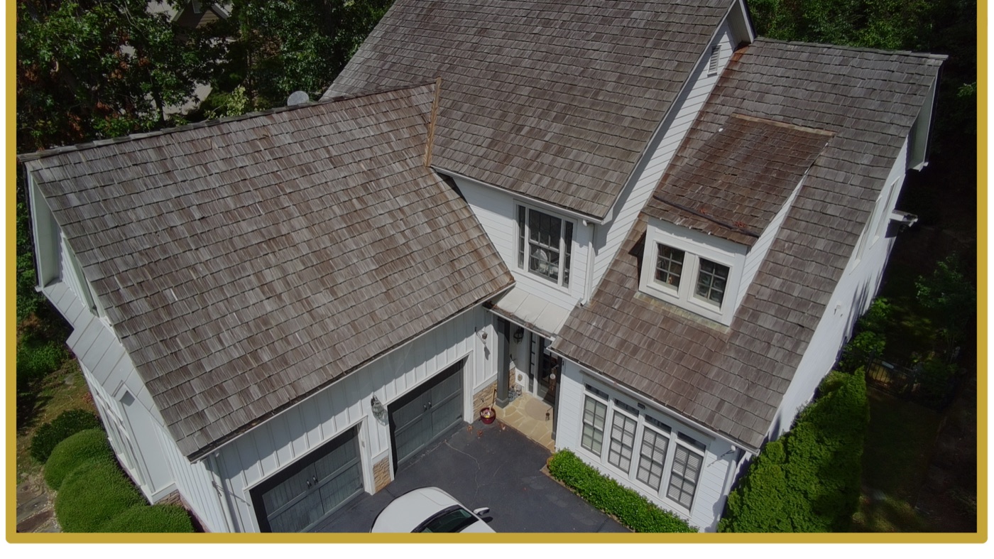 Completed roof